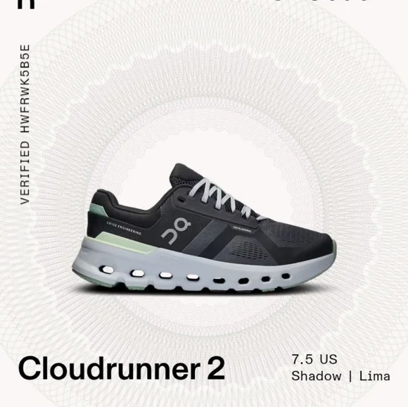 On Running Shadow | Lima Women's Cloudrunner 2 Wide - Picture 9 of 9